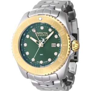 Invicta Specialty 47211 Heren Horloge - Waterdicht - Analoog - Quartz Uurwerk - Roestvrij Staal met groene Wijzerplaat -50mm