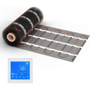 Elektrische vloerverwarming voor tegels: Verwarmingsmatten WARMON CLASSIC+ 160 W/m² tweekernige ultradunne verwarmingsmat met thermostaat MCS 450