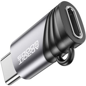 AdroitGoods USB-C Naar Lightning Adapter - 60W - Geschikt Voor Phone 16/16 Pro/16 Pro Max/iPhone 15/15 Pro, Samsung S24/S23, iPad - Ondersteuning voor opladen en data-overdracht