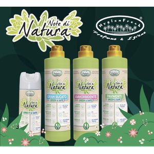 HygienFresh - Note di Natura Vegan set, wasmiddel, wasverzachter, vloer en textielspray