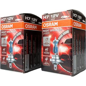 Osram Night Breaker Laser - H7 Autolamp - 2 stuks - 12V 55W