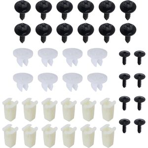 40Pcs Front Bumper Fender Mount Clip Set for Ford MK6 2002-2008 Fiesta ST150 Zetec S
