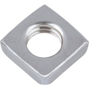 Wurth - DIN 562 roestvast staal A2 blank - Vierkante moer, lage vorm DIN 562, RVS A2, blank - x 500 st