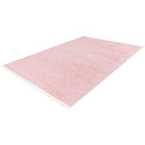 Lalee Peri - Vloerkleed - barok patroon - Tapijt – Karpet - Super zacht - 3D Effect -Anti slip rug- Wasmachine proof - 120x160 cm - roze