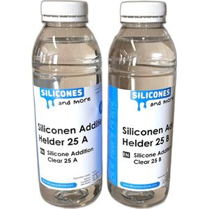 Siliconen Additie Helder 25 (Gemiddeld hard) - 1 Kg Set