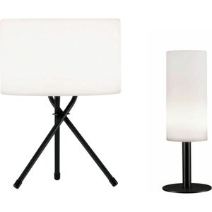 Designer Set LED Tafellampen staand - Oplaadbaar en draadloos - Binnen en buiten - Combi wit