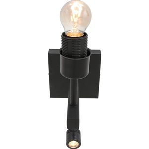 Steinhauer wandlamp Stang - zwart - metaal - 8206ZW