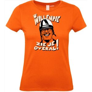 Dames t-shirt Willempie | EK 2024 Holland |Oranje Shirt| Koningsdag kleding | Oranje Dames | maat XXXL