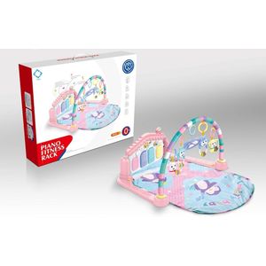 Babygym Roze - Interactief Speelkleed - Babygym speeltjes - Speelmat baby - Speelkleed Met Boog - Baby Speelmat Gym – 50x45x10cm