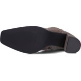 Notre-V 33028 Enkellaarsjes - Enkelboots met rits - Dames - Bruin - Maat 37