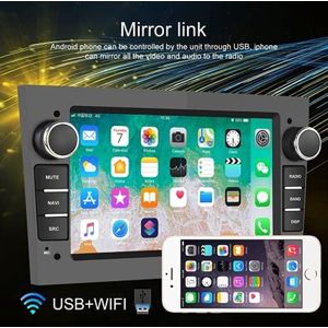 [2 + 32G] Android 13 Auto Radio 2-DIN met Navi voor Opel Corsa d/Astra h/Zafira b/Meriva/Vivaro Radio, 7 inch grijs