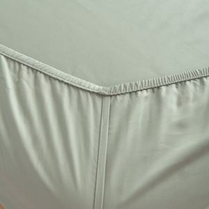Boomba Bamboo Premium 100% duurzaam bamboe Hoeslaken voor topdekmatras 200x200 400TC Sage Green