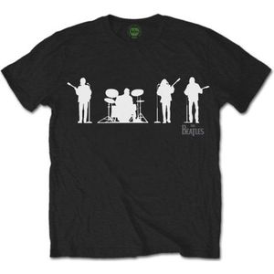 The Beatles - Saville Row Line Up Heren T-shirt - L - Zwart