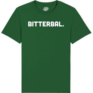 Bitterbal - Frituur Snack Cadeau -Grappige Eten En Snoep Spreuken Outfit - Dames / Heren / Unisex Kleding - Unisex T-Shirt - Bottle Groen - Maat XXL