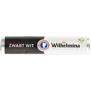 Wilhelmina - Zwart Wit - Vegan Rol - 24 x 39 gram