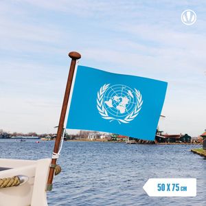 Vlag Verenigde Naties 50x75cm