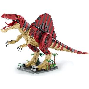 Woma - Jurassic Spinosaurus Dino | Dinosaurus dieren bouwset | Ideas expert modelbouw | Predators World | Compatibel met lego mould king sluban mega | Classic Icons Creator speelgoed technisch bouwpakket voor kinderen en volwassenen | 2008 bouwstenen