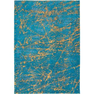 Vloerkleed Louis de Poortere Stellar Mad Men 9218 Lightning Turquoise Vloerkleed - 170x240  -  -  Tapijt -  -