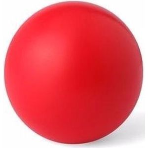 Rode anti stressbal 6 cm