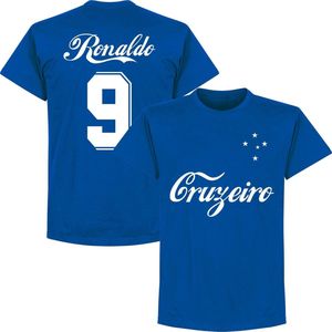 Cruzeiro Ronaldo 9 Team T-Shirt - Blauw - 4XL