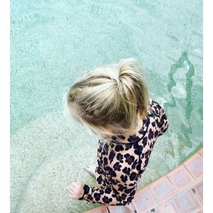 Piikaboo - UV swimsuit leopard - 6-12 maanden - waterpret -zwempak - UV bescherming - leopard - panterprint