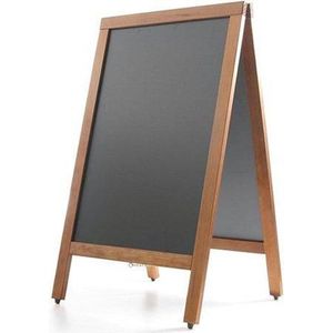 Hendi Krijt- Stoepbord met Houten Lijst 70x120cm