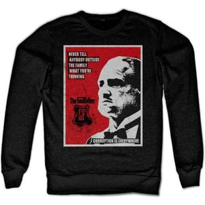 The Godfather Sweater/trui -2XL- Never Tell Anybody Zwart