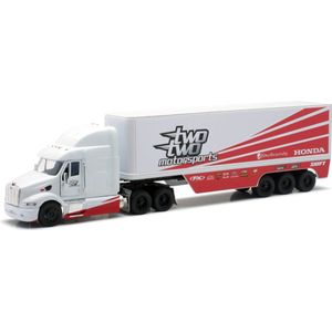 New-Ray TwoTwo Motorsport Racing Motocross Vrachtwagen Truck Wit 1/32 Schaalmodel