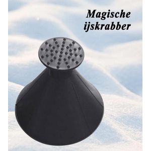 IJskrabber 360° - Magische IJskrabber voor de auto - zwart