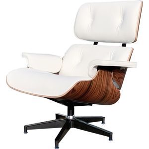 Lounge Chair - Wit - Fauteuil - Palissander
