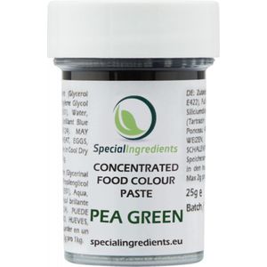 Geconcentreerde Voedingskleur Pasta - Erwten Groen - 25 gram