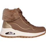 Skechers Uno Rugged - Fall Shimmer Dames Laarzen - Taupe/Goud - Maat 40