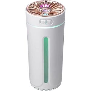 COCHO® Aroma Diffuser 300ML - USB Humidifier - Luchtbevochtiger Met ultrasone - Zwart met led-verlichting - Voor kantoor, thuis, in de auto