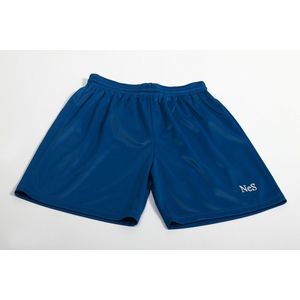 NeS Roma - Voetbalbroek - Sportbroek - Voetbalshort - Blauw - Maat L