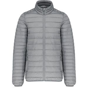 Outdoorjas 'Men's Lightweight Padded Jacket' merk Kariban Marl Silver - XL