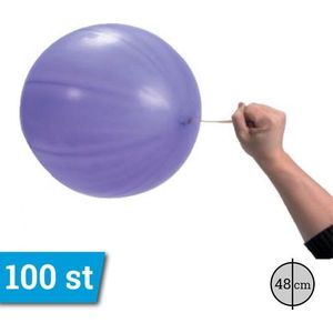 FIG10 Pastel - Punch Ballonnen ( Box Ballonnen ) met elastiek 100 stuks