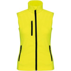 Bodywarmer Dames XL Kariban Mouwloos Fluorescent Yellow 95% Polyester, 5% Elasthan