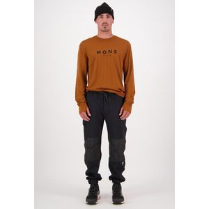 Mons Royale Yotei Classic T-shirt Met Lange Mouwen Bruin L Man