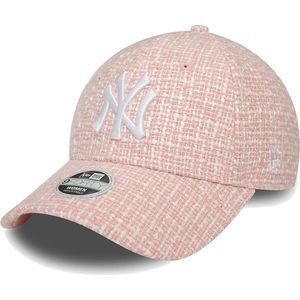 New Era Tweed New York Yankees Dames Cap 60434980 - Kleur Roze - Maat 1SIZE