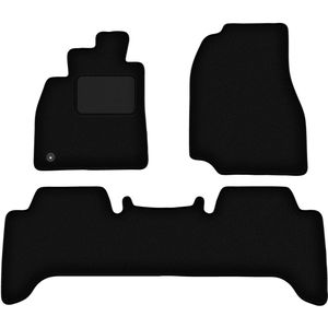 Zwarte veloursmatten voor: Toyota Land Cruiser J100 off-road (1998-2007)