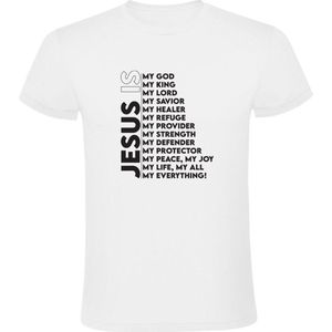 Jesus is my god Heren T-shirt - geloof - religie - kerk - christenen - faith