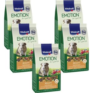 Vitakraft Emotion Beauty Selection Adult Cavia - Caviavoer - 5 x 1.5 kg