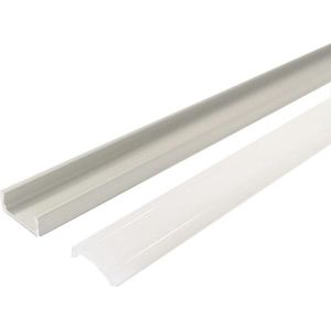 Aluminium profiel 1m flexibel voor led lint - Aluminium - Zilver - SILUMEN