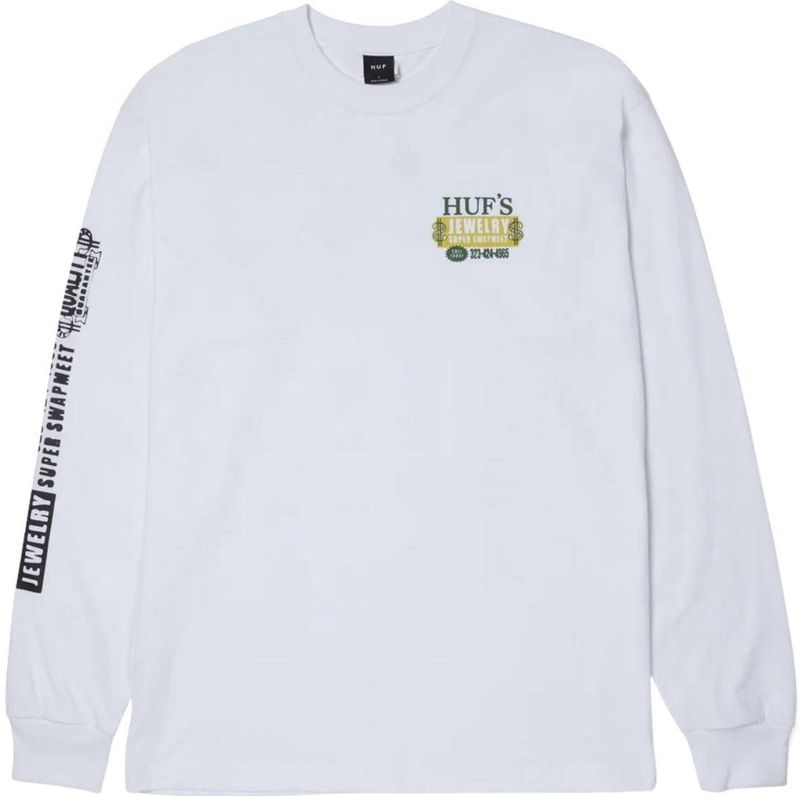 HUF Jewelry Casual Sweater Heren Wit S