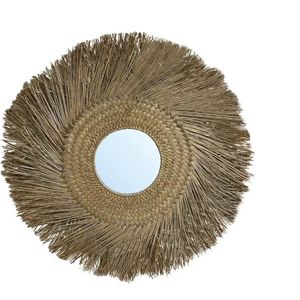 Safaary - Bazar Bizar Rotan Spiegel Naturel M - 65x65 CM