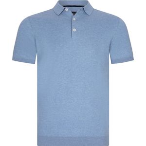 Cavallaro Napoli - Sorrentino Poloshirt Lichtblauw - Regular-fit - Heren Poloshirt Maat L