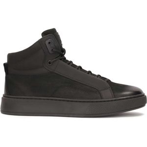 Black men's sneakers with high upper