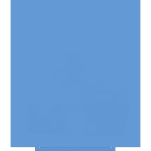 Rocada whiteboard - Skincolour - 100x150cm - blauw gelakt - RO-6421R-630