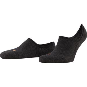 FALKE Keep Warm anatomische pluche zool merinowol footies dames grijs - Maat 35-36