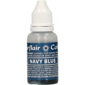 Sugarflair Edible Droplet Paint - Marineblauw - 14ml - Voedingskleurstof